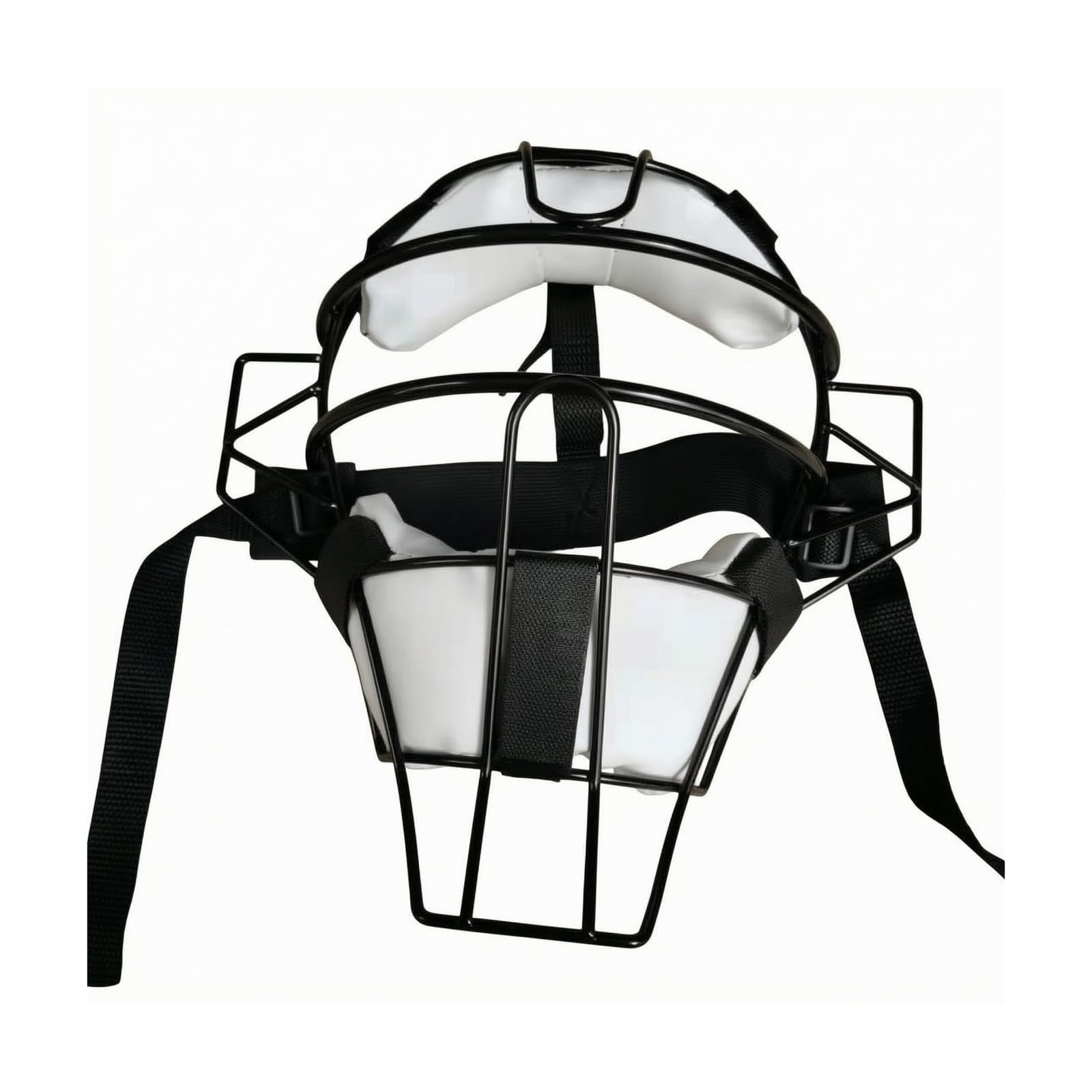 predolo Protector Facial para Receptor Máscara Casco Parrilla con Barra Frontal Abierta Acolchado Suave Correas Regulables y Protección Diaria Adecuado para, Blanco