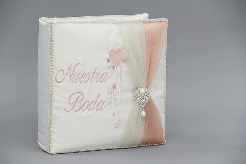 Miniatura 5 de A&C Quinceañeras and More Wedding accessories Pillow set, Wedding Album Wedding Guest book Wedding Pillow Cojines de boda (Gift Card Box)