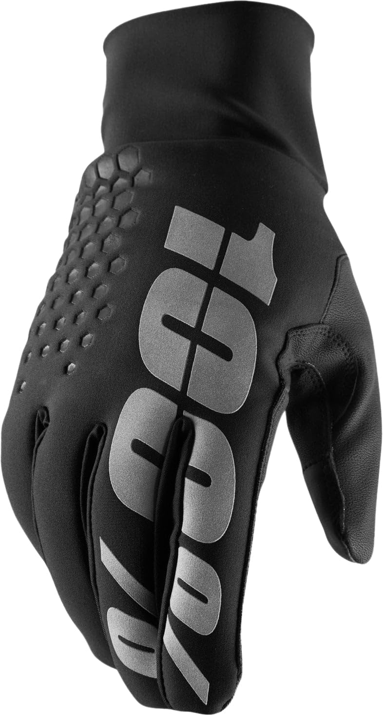 100 HYDROMATIC BRISKER Cold Weather Motocross and Snowmobile Gloves - Snow Water Resistant MX Powersport Racing Protective Gear