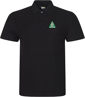 Oftec embroidered Polo T shirt Embroidered Personalised Workwear Customised (XXL, White)