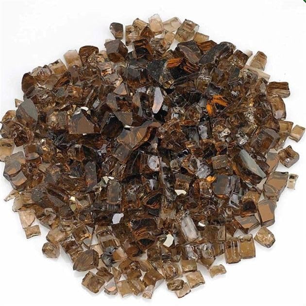 Stones for Resin Art - Dark Brown Reflective Glass - 250 gram-image-15