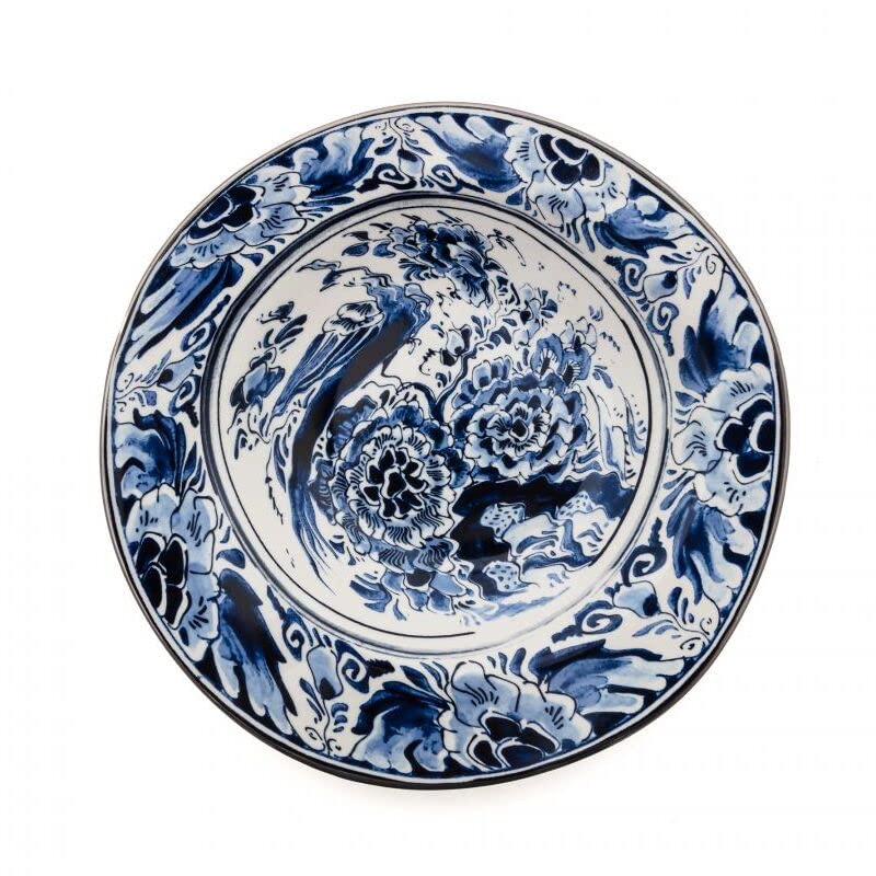Assiette creuse Seletti Classic on Acid 25,7cm, porcelaine design italienne haut de gamme