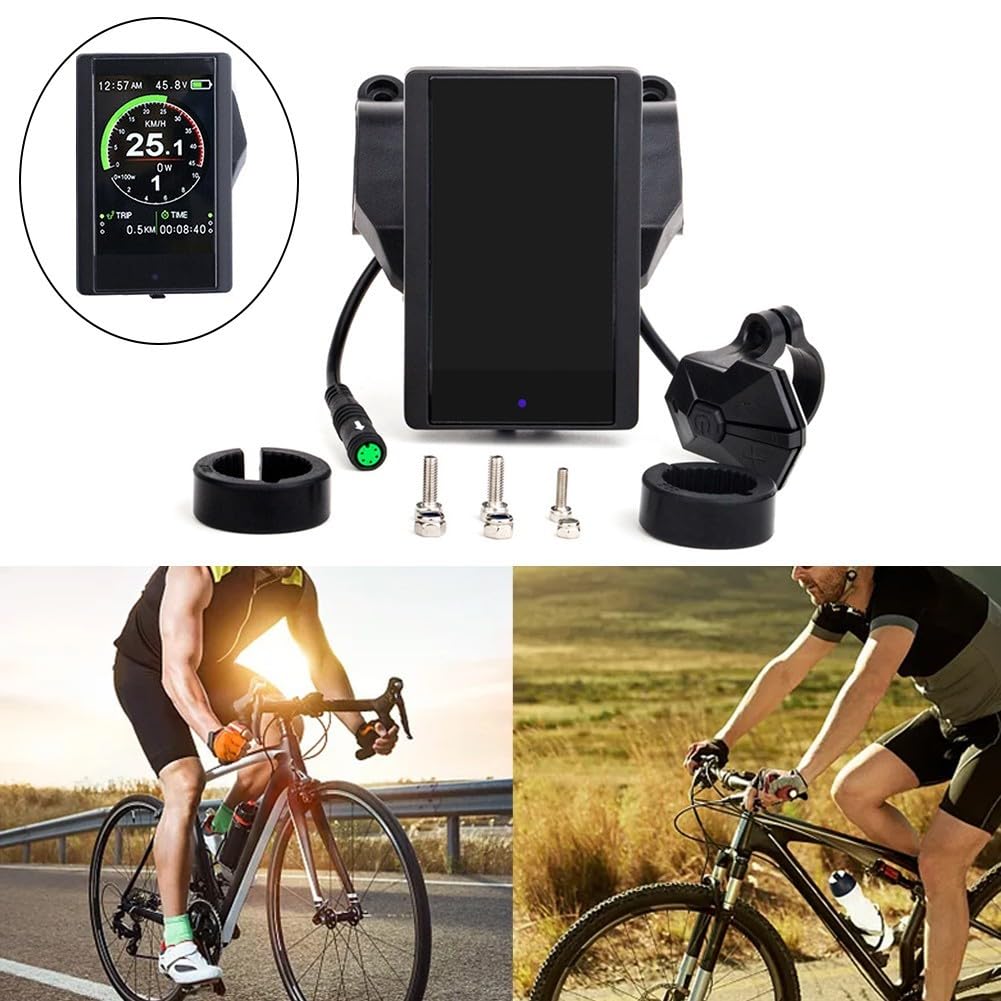 Unité d'affichage pour moteurs BAFANG MidDrive modèle 850C avec surveillance en temps réel du courant et de la vitesse (850C)