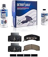 Vista 53 de Detroit Axle - Pastillas de freno para Pontiac Grand Prix 2005-2008, Buick LaCrosse Allure 2005-2009, pastillas de freno de cerámica con repuesto