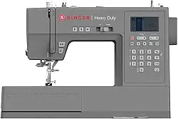 Singer HD6805 Máquina de Costura Eletrônica | 300 Pontos, 2 Fontes de letras costuradas, Tela LCD, Botão Start/Stop, Corte de Linha | Braço Livre, Iluminação em LED, DROP & SEW, Bivolt