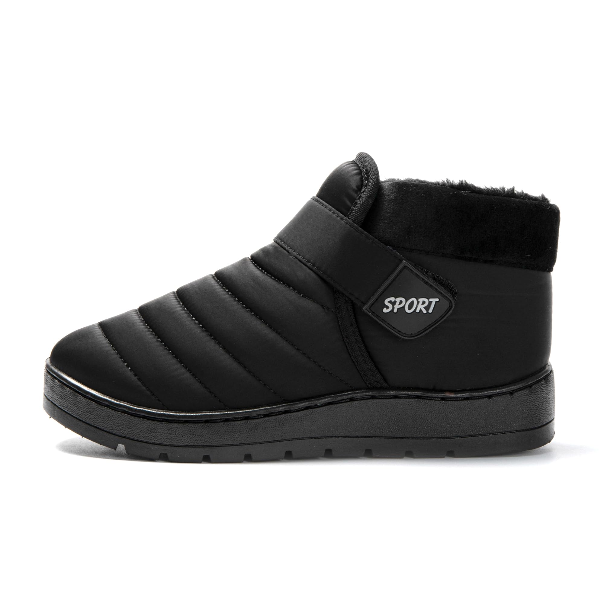 JOMIX Pantofole Stivali Invernali Uomo Ciabatte Chiuse Calde da Casa Scarpe Mocassini da Inverno Babbucce Pelose Comode