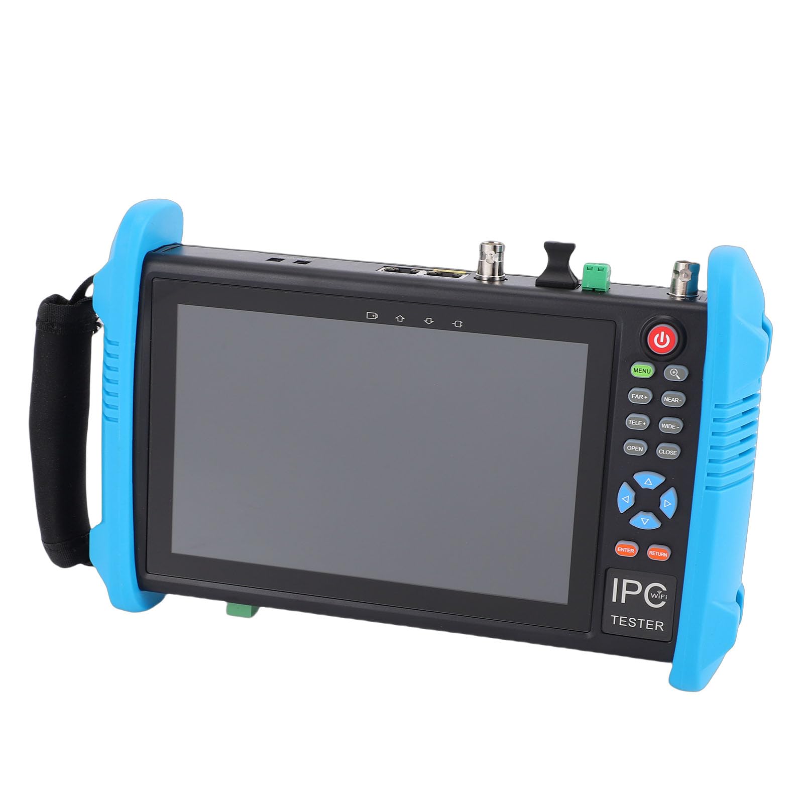 IP Kamera Tester 1080P CCTV Tester HDMI Tester mit 7 Zoll IPS Touchscreen CCTV CVBS Analog Tester mit POE/WIFI/8G-TF-Karte/HDMI-Ausgang/RJ45 TDR/Dual Window Test/Firmware(IPC-9800-Plus)