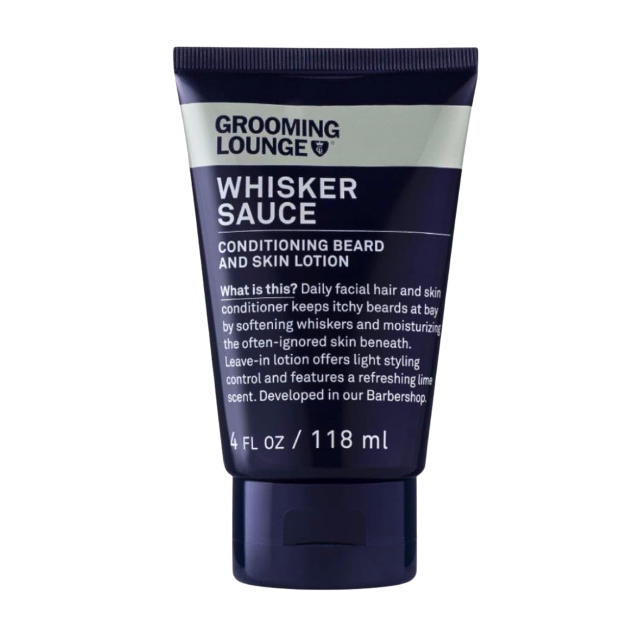 Grooming Lounge Whisker Sauce Beard Conditioner, Avocado & Lime Leave 4 Oz 4 Fl Oz (Pack of 1)