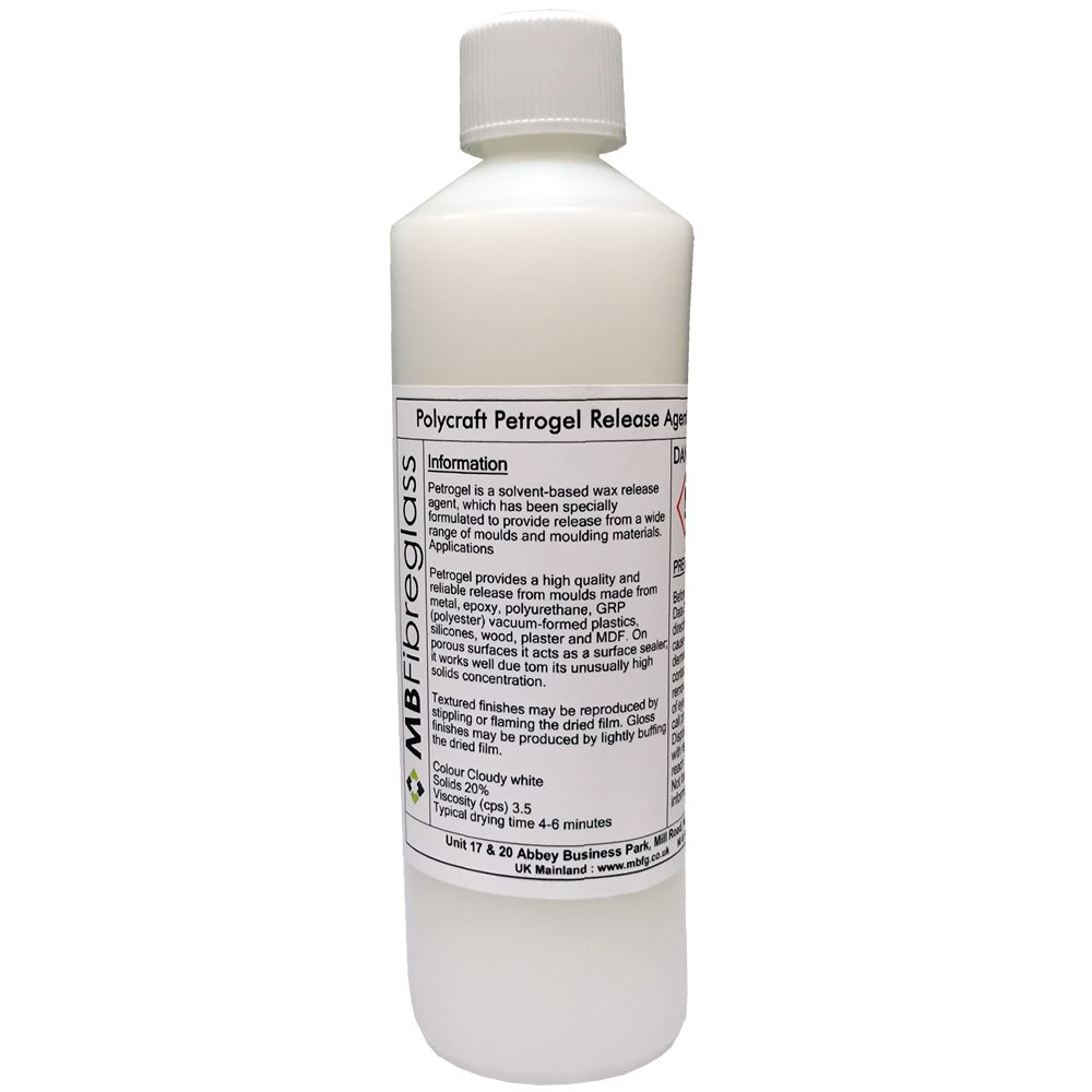 Polycraft LPJ Petrogel Solvent Based Wax Release Agent for Moulds - 500ml
