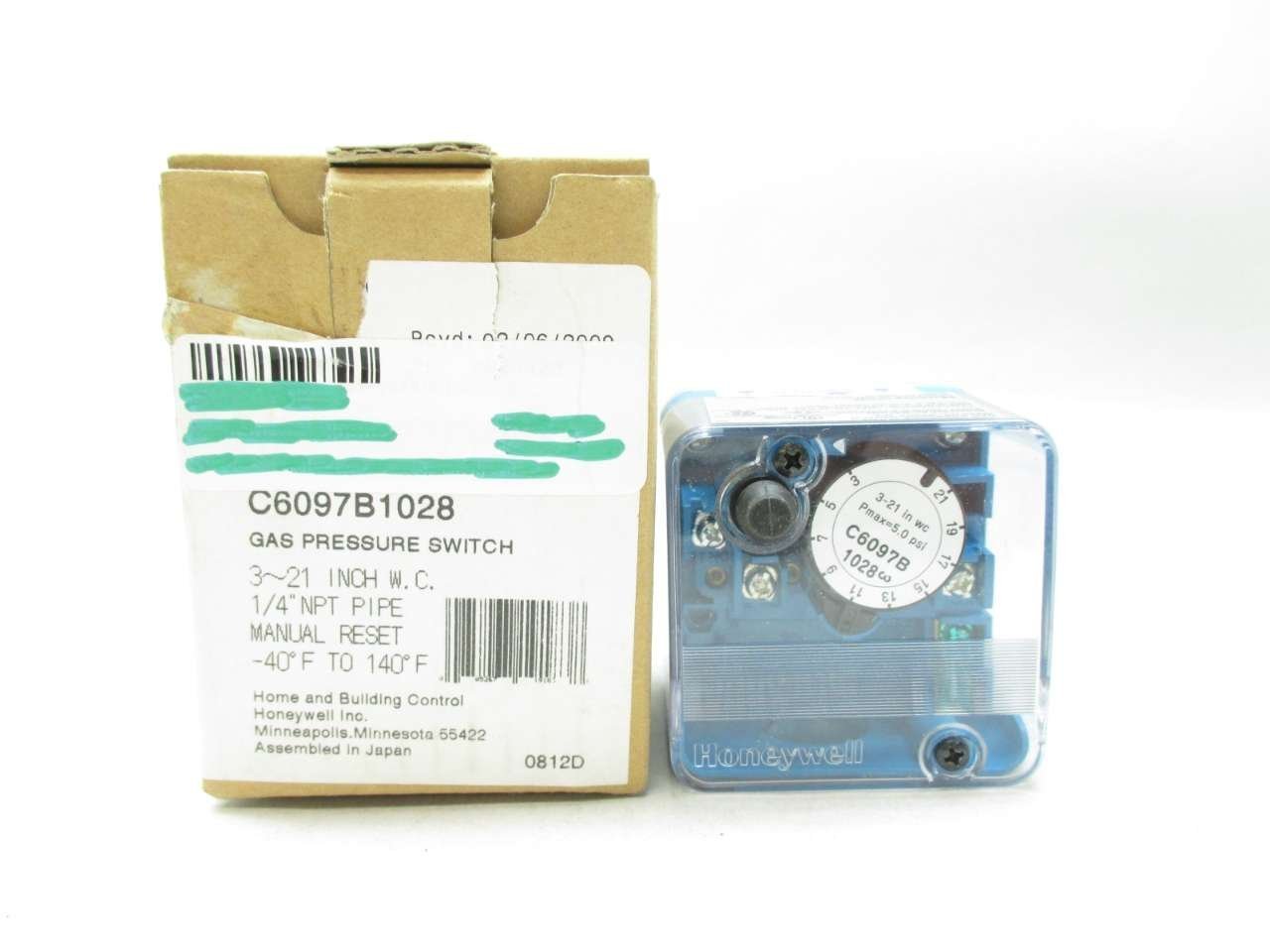 Amway ノベルティ・ウォッチ Amazon.com: Honeywell, Inc. C6097B1028 Pressure Switch, 3 to