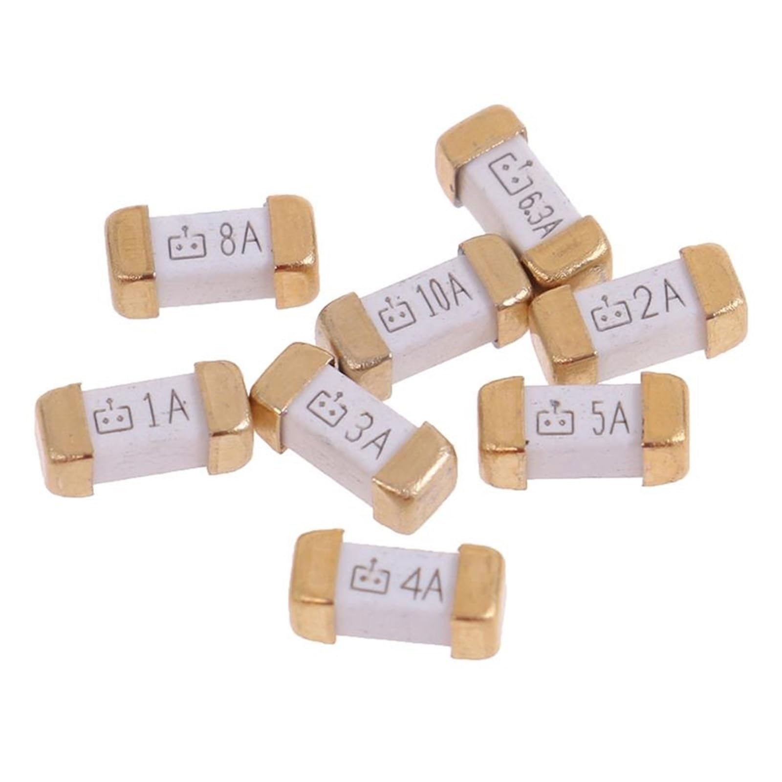 KSZHZYMGX 10pcs 1808 125V SMD Fast Blow Fuse 0.5A 0.75A 1A 2A 3A 4A 5A 6.3A 8A 10A 0451 Ultra-rapid Fuses(4A 1808)