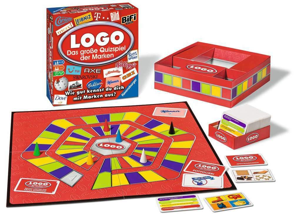 Ravensburger Spiele 26083 - LOGO - Das große Quizspiel der Marken