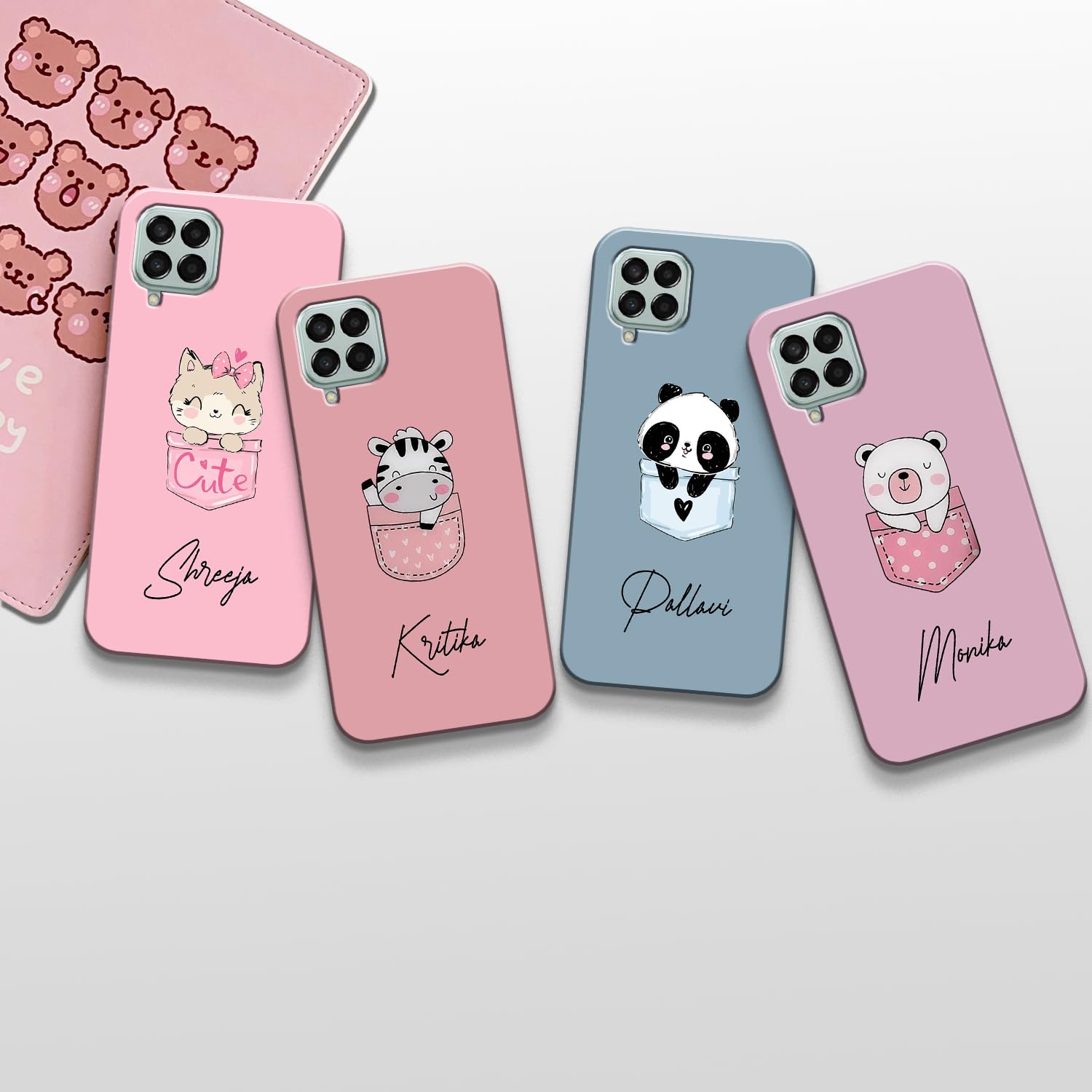 COLORflow Back Cover case Compatible with Samsung M33 5G | Cute Pocket Cartoon Customized Back Cover Compatible with Samsung Galaxy M33 5G (B0CVV2B67Z) Amazon Price History, Amazon Price Tracker