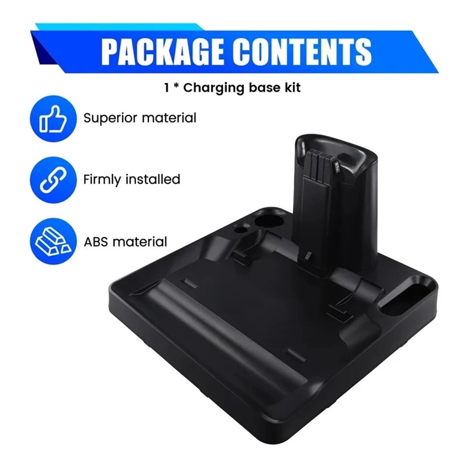 Zapasowa ładowarka bazowa, kompatybilna z odkurzaczem Tineco Floor ONE S7 Pro, stacja dokująca do odkurzacza na mokro i sucho(Charging Base 1PC)