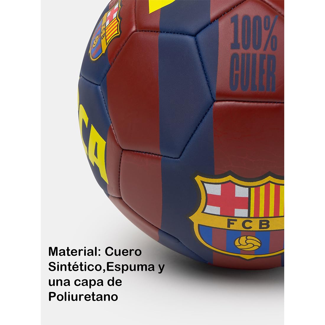 Palla da calcio ufficiale per fan e adulti, palla da calcio (Barcellona, modello 1)
