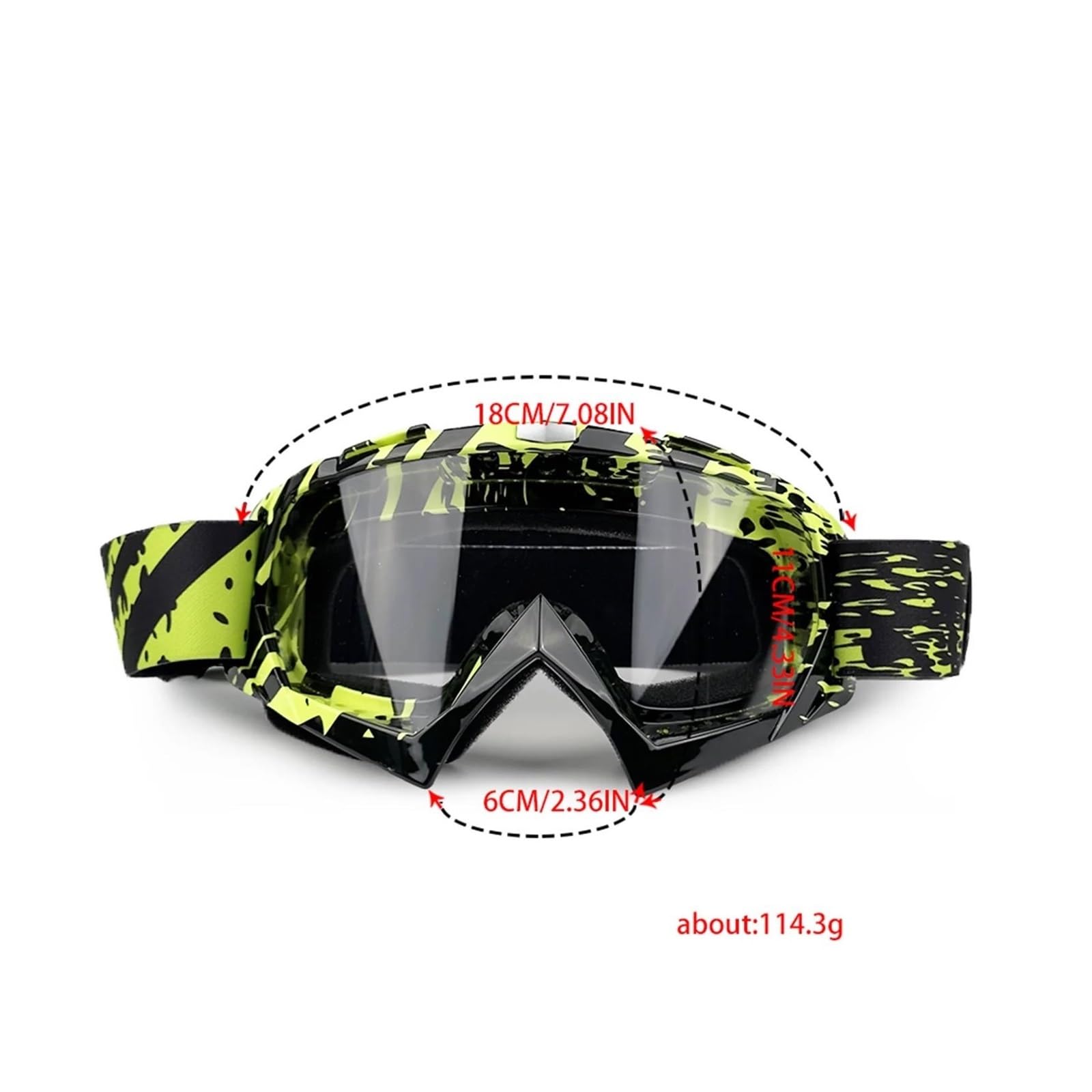 Gafas de protección de seguridad para motocicleta todoterreno