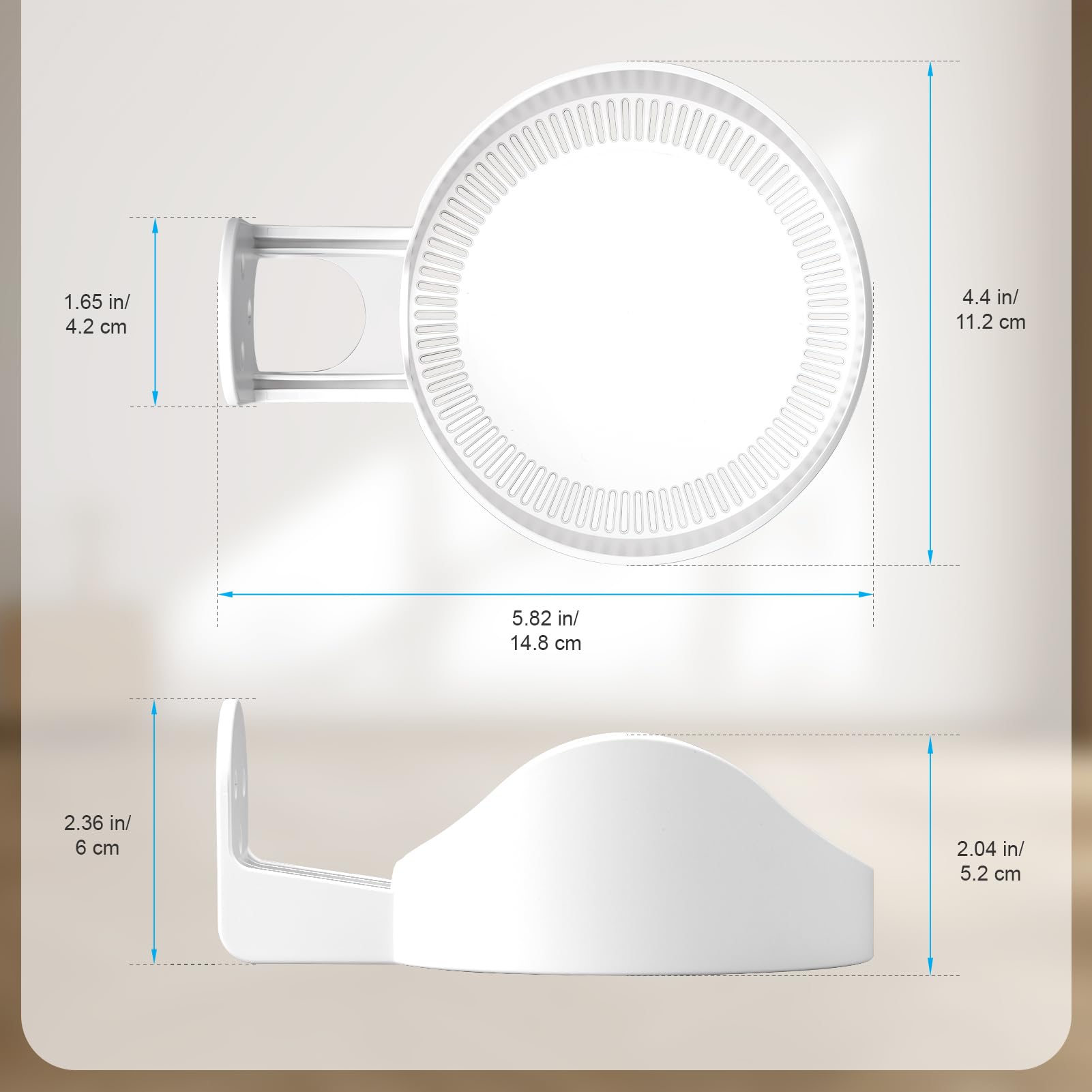 Soporte de pared para TP-Link Deco BE63/BE65 Pro/BE67/BE68/BE10000/BE11000/BE14000 (paquete de 1)