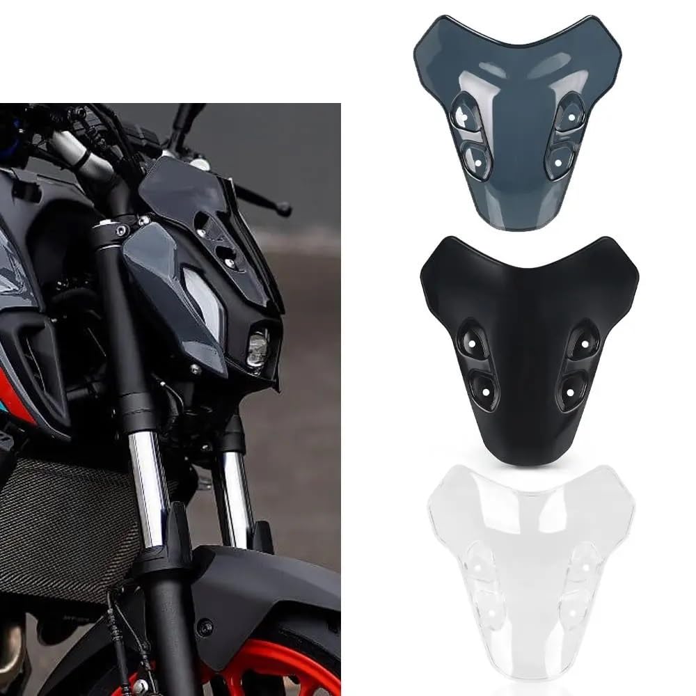 Déflecteur D'air Pour Moto Pour MT-07 Pour FZ07 Pour MT07 Pour MT FZ 07 2021 2022 2023 2024 Moto Touring Sport Pare-Brise Pare-Brise Déflecteur Déflecteur De Pare-Brise De Moto
