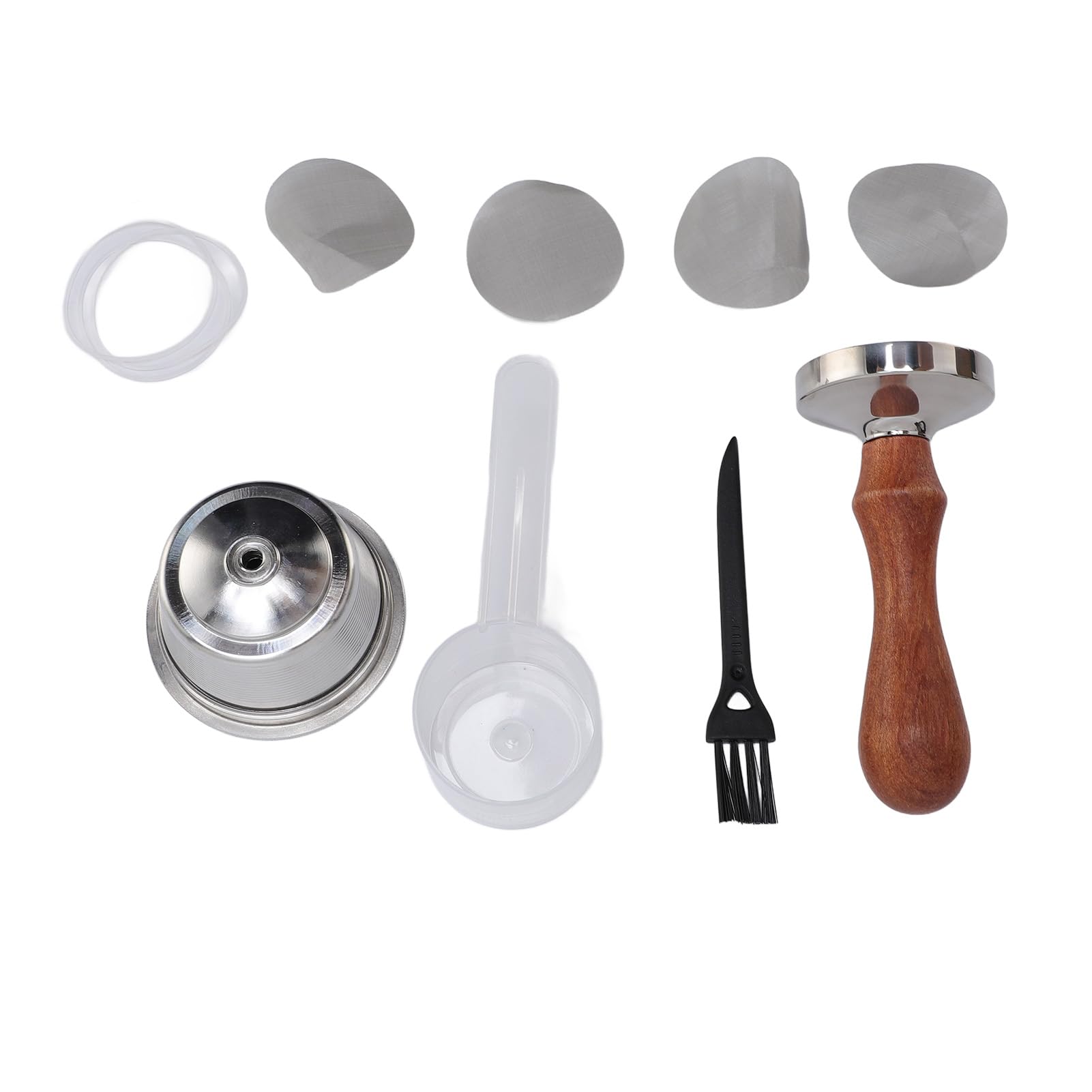 Fabater Cápsula de café Reutilizable con Acero Inoxidable con Fácil Limpieza para Uso Doméstico/Oficina - Filtro de Filtro Duradero Set