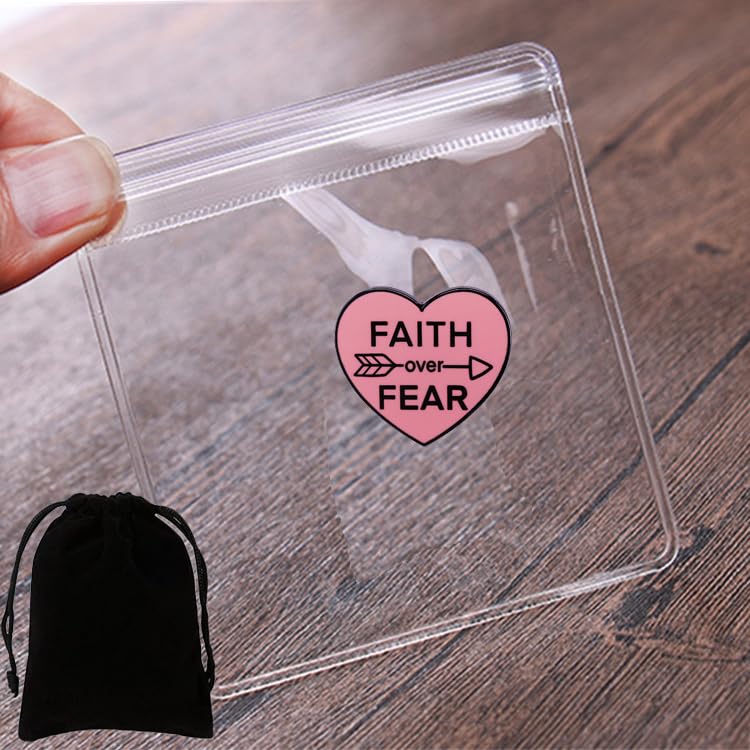 Image of Heart Enamel Pin Religious Brooch,Christian Love Like Jesus Lapel Pin for Backpack, Hat, Clothes