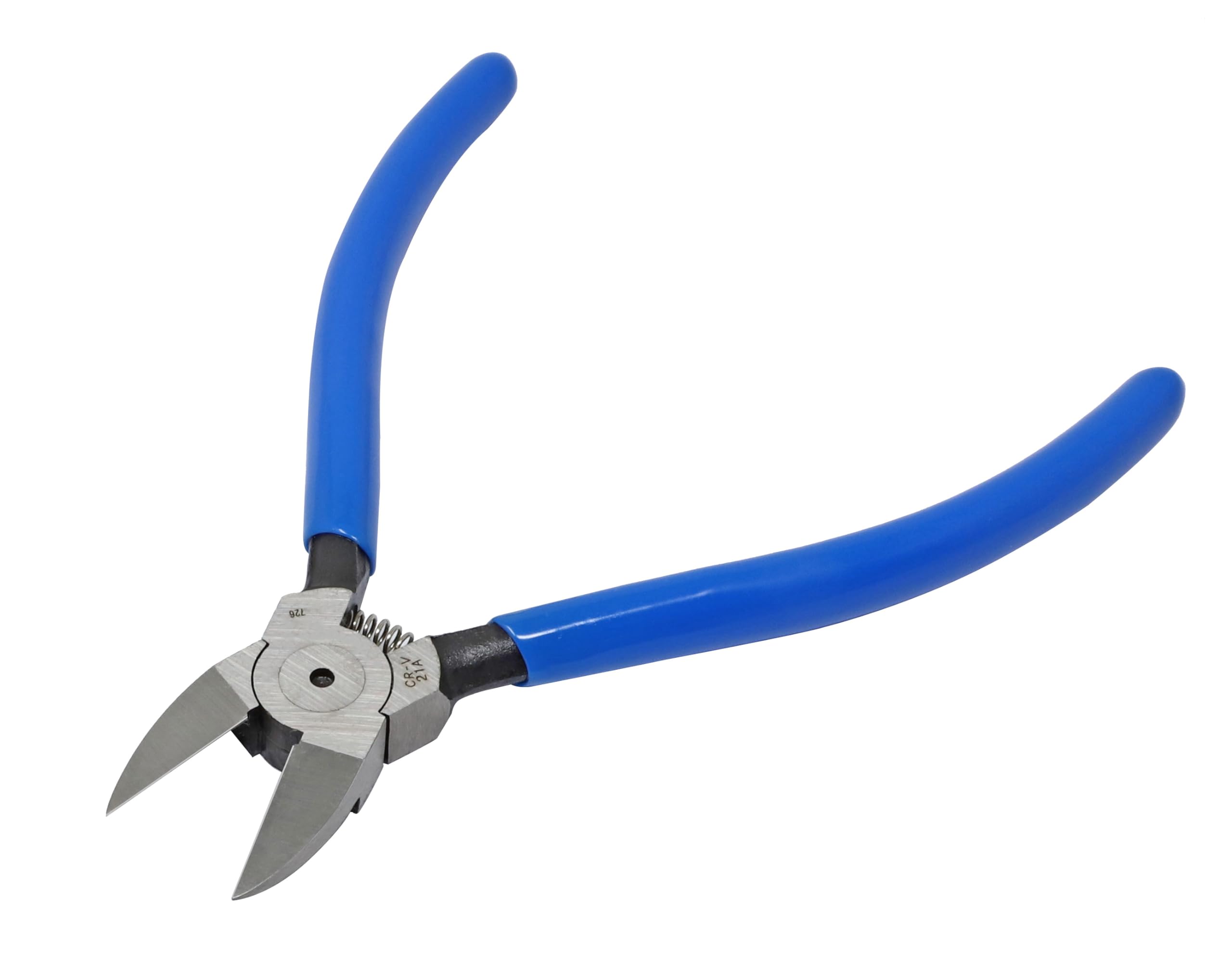 iexcell6" Flush Cutter Side Cutter Diagonal Wire Cutting Pliers Nippers Repair Tool, Blue, Chrome-Vanadium Steel