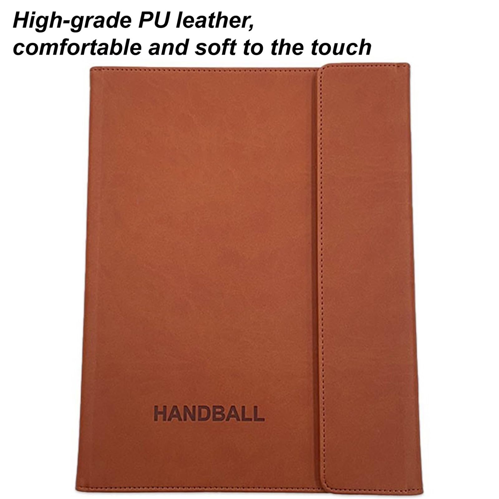 Handball Coaches Board Professional, Handball Taktiktafel Klappbar Trainermappe, Inklusive Stift, Robustes Material, Beidseitig Verwendbar, Ideal für das Training