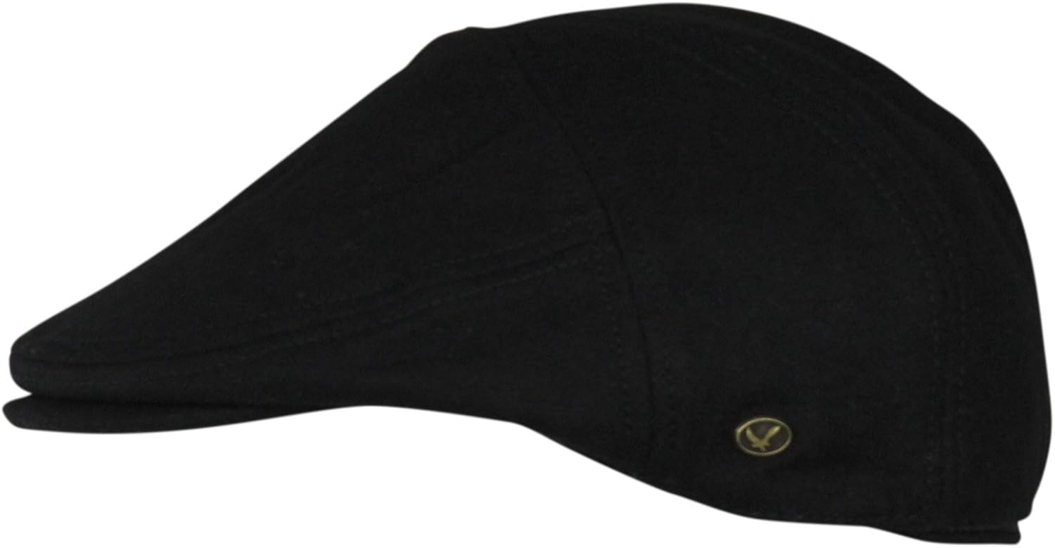 100% Wool Herringbone Winter Ivy Cabbie Hat w/Fleece Earflaps – Driving Hat - Image 5