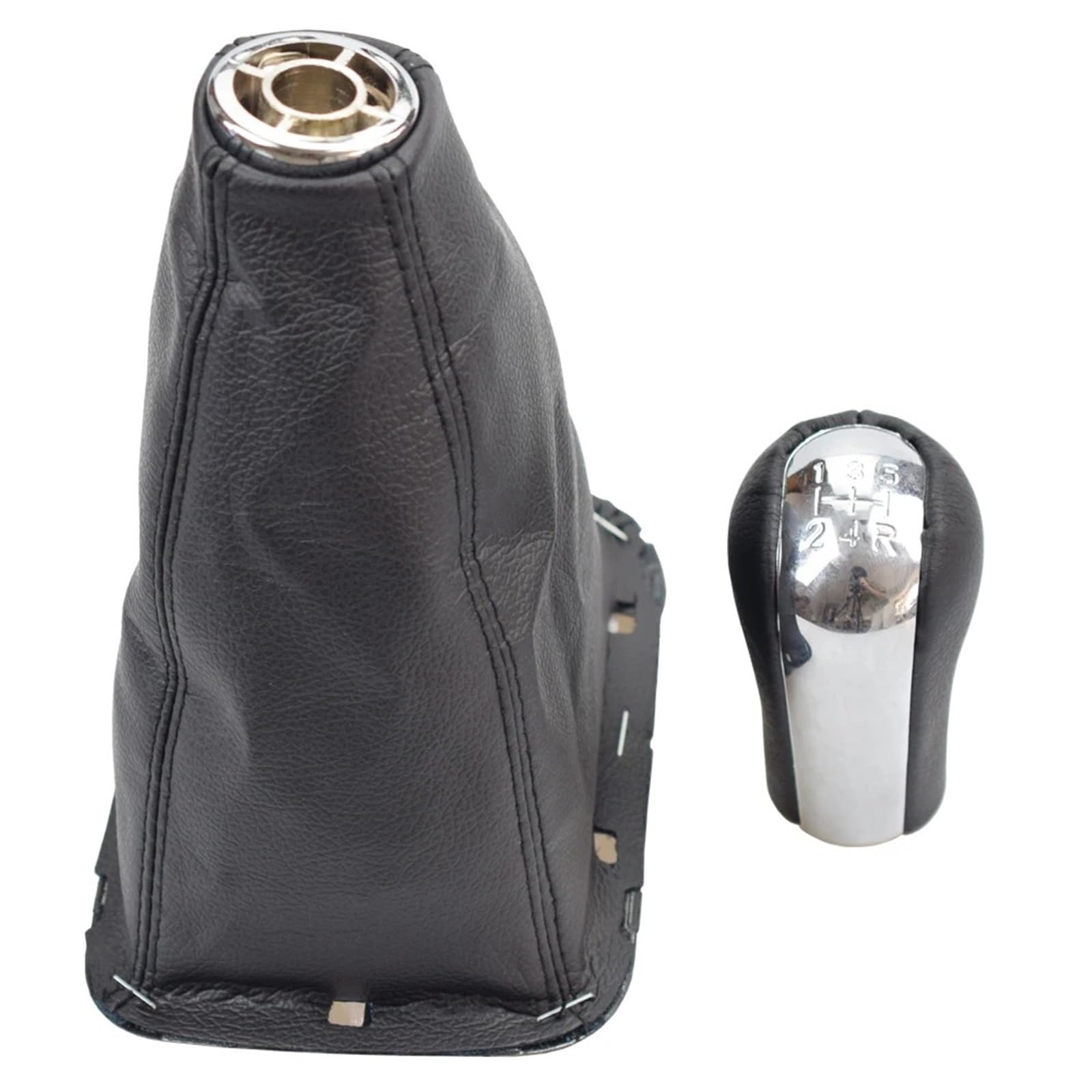Tusgt 5 Speed Gear Shifter Knob Head For Toyota For Avensis T25 Mk2 Ii 2003-2009 Manual 5 6 Speed Gear Shift Lever Knob Stick Head Handball Gaiter Boot Cover Case(5 Speed)