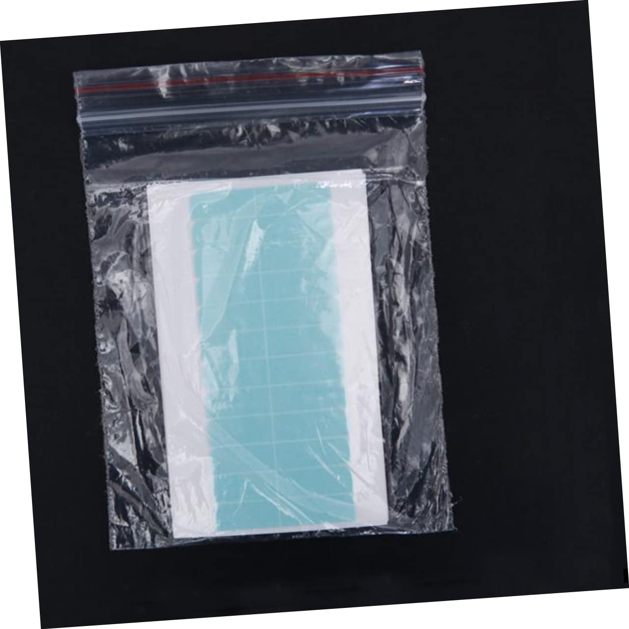 SOESFOUFU Invisible Tape Hair Extensions 60 Pcs Double Sided Self Adhesive Tape for Seamless Wig 12 Pcs Per Pack Blue