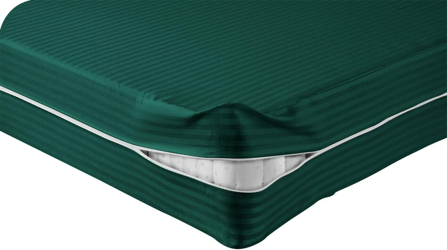 Epic Touch Zipper Fitted Sheet Queen Size 12" Pocket Sold Separately 100 Egyptian