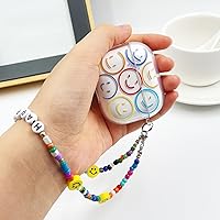 Vista 3 de Funda protectora de TPU suave y transparente para Airpods de 3ª generación, funda de carga con correa de muñeca y cordón para pulsera