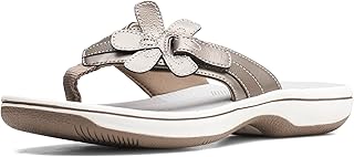 Clarks Womens Brinkley Flip Flop Synthetic