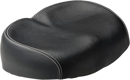 Schwinn Comfort Bike Seat, Quilted or Foam Padded Bike Saddle, Various Styles, Weather-Resistant Cover, Easily Attaches to Most Standard Seatposts