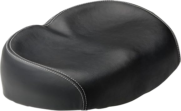 Schwinn Comfort Bike Seat, Quilted or Foam Padded Bike Saddle, Various Styles, Weather-Resistant Cover, Easily Attaches to Most Standard Seatposts