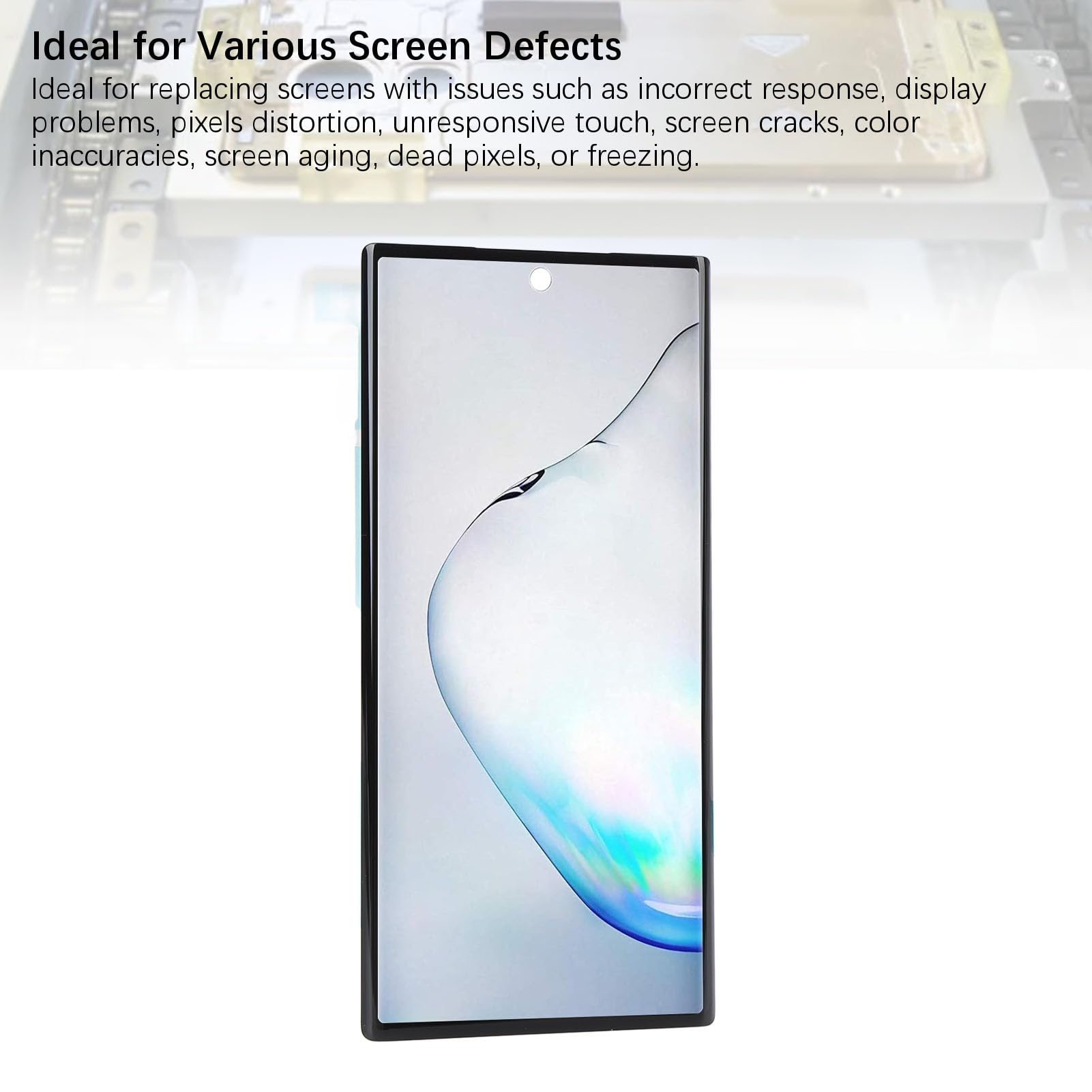 Generic Note 10 6,3 Zoll Bildschirm-Ersatz für Original-Display mit Hoher Auflösung für Smartphone-Reparatur-Tool-Set für Professionelle Installation