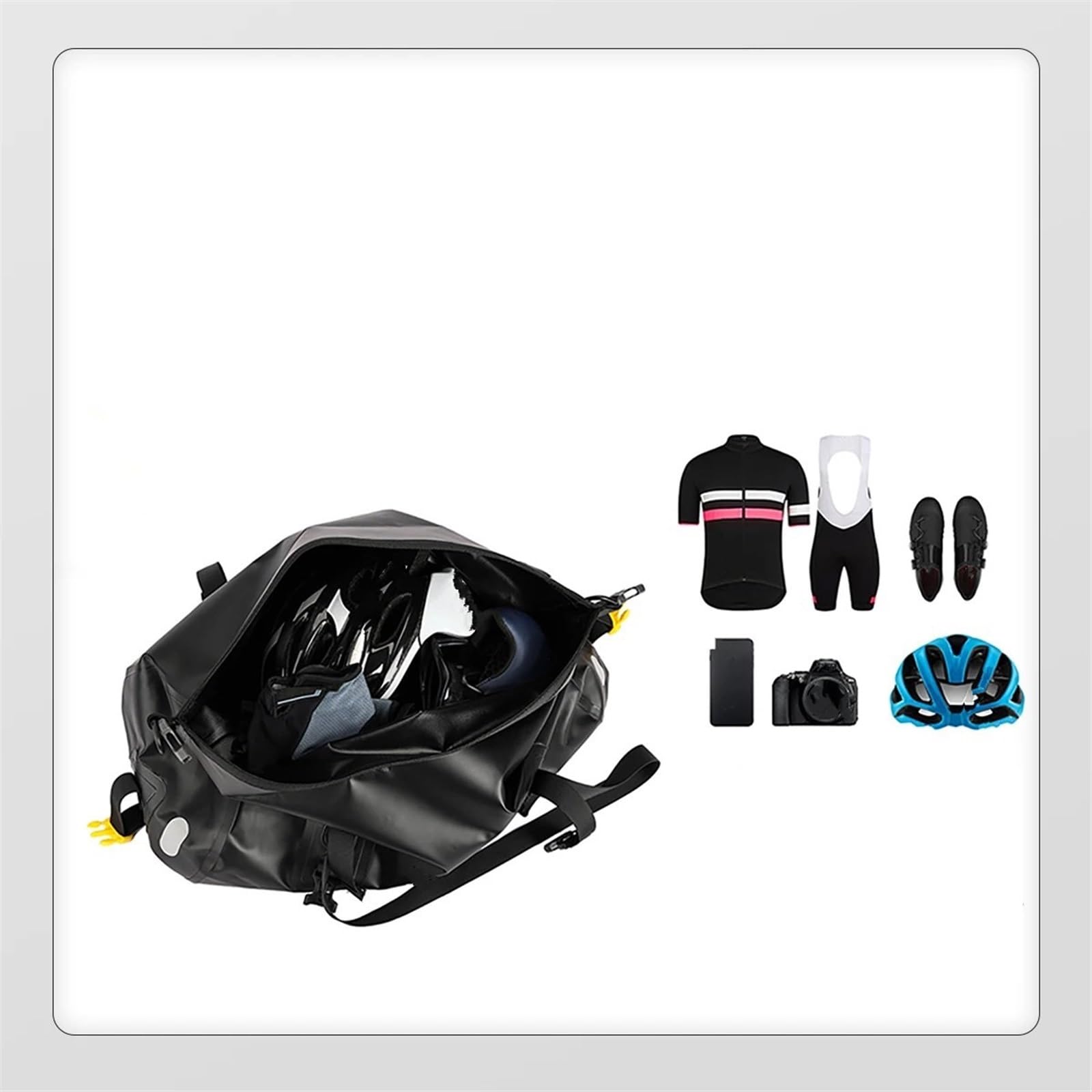 Bolsa De Cola Equipaje De Motocicleta Bolsa Multifuncional para Motocicleta, Impermeable, 20 L, para Asiento Trasero De Bicicleta, para Ciclismo, Baúl, Equipaje, Mochila para Exteriores