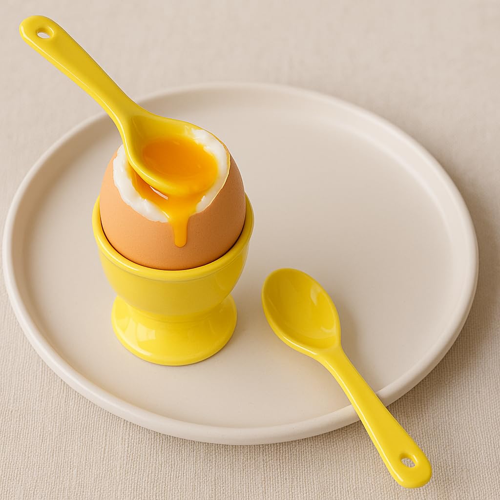 4 cucharas pequeñas para especias, cuchara de sal de cerámica de 3.5 pulgadas para tarros de especias, cucharas de espresso, mini cuchara de condimento para café, azúcar, polvo y pimienta