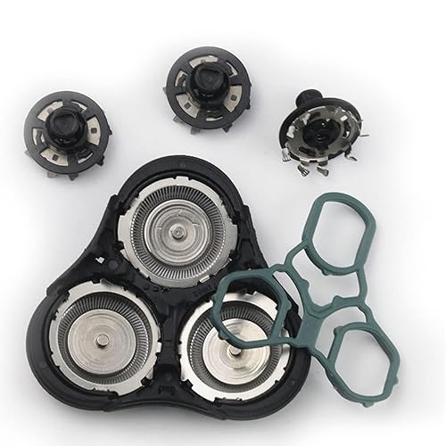 Miniatura 2 de RQ11 - Cabezales de repuesto compatibles con afeitadoras Philip Rq11 2D serie 1100, cabezales de repuesto para maquinilla de afeitar RQ11, nueva