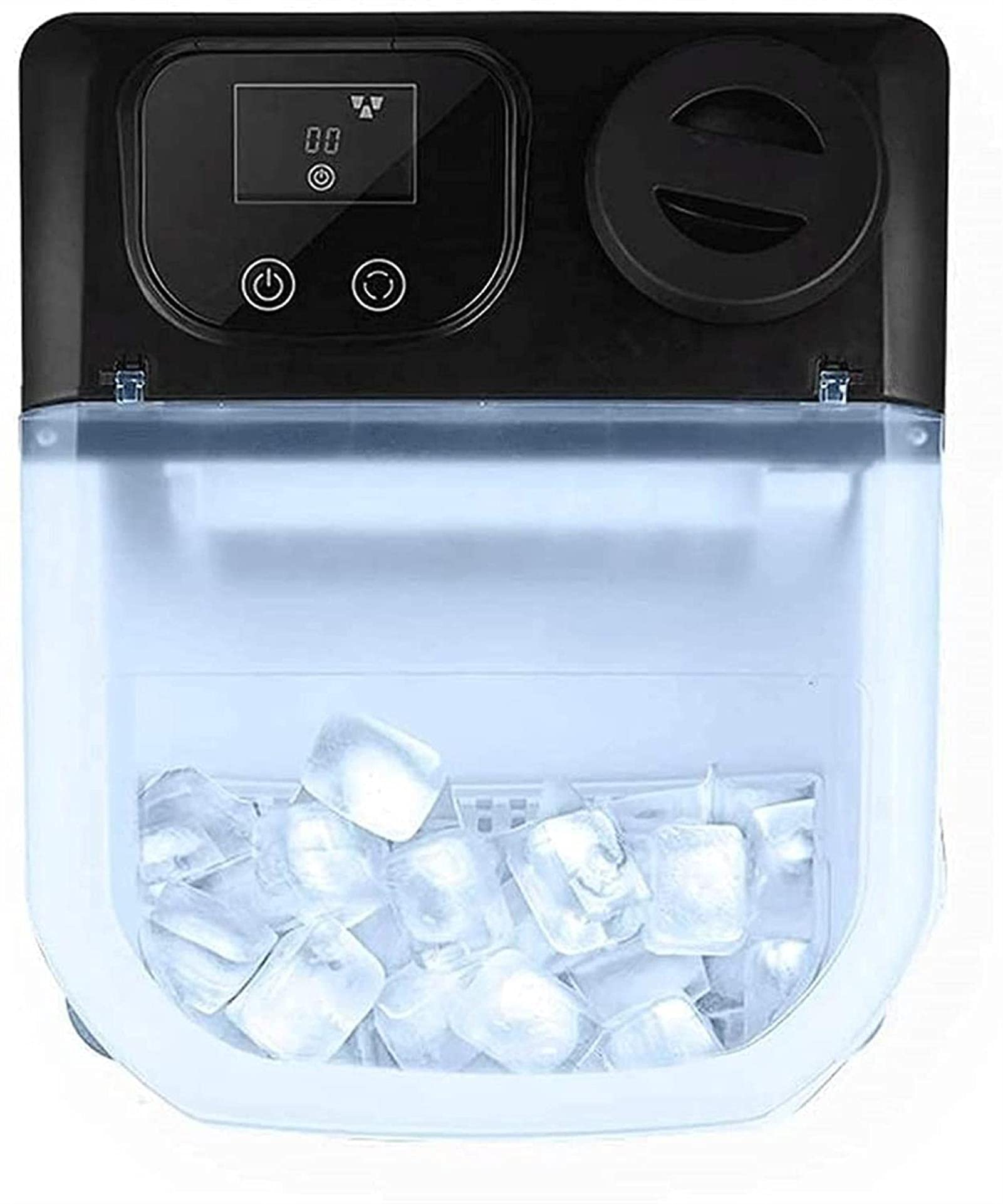 Ghiaccio 55 libbre in 24 Ore Fabbricatore di Ghiaccio Elettrico e Produttore di Ghiaccio Portatile Compatto Perfetto per casa/Cucina/Ufficio