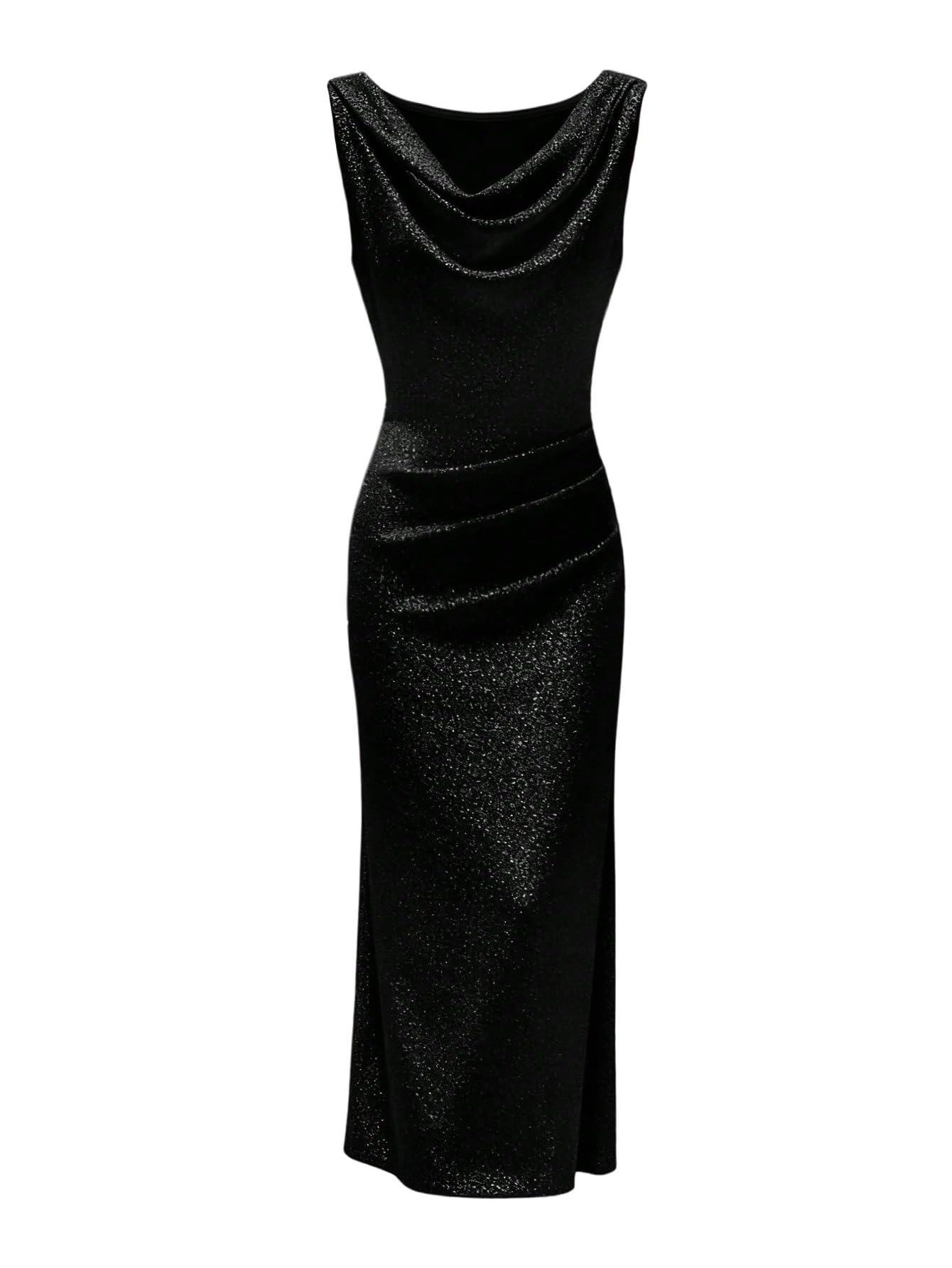 SweatyRocks Vestido de noche para mujer, largo, brillante, vestido de fiesta, elegante, vestido de graduación, vestido de verano, bodycon maxi vestido de fiesta