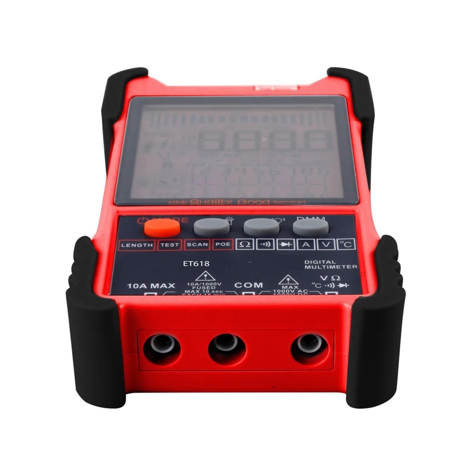 ET618 PRO 2 W 1 Tester Kabli Sieciowych 600M Długość Analogi Cyfrowe Wyszukiwanie POE Kabel Testowy Parowanie Ręczny LCD Wiremap Tracker Dokładna Szybka Diagnostyka