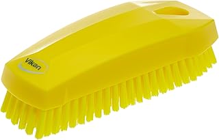 Neolab 7591 - Cepillo de uñas con cerdas duras (118 x 45 x 38 mm), color amarillo
