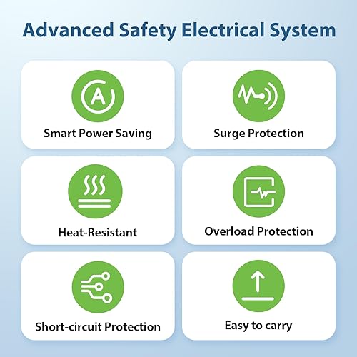 Miniatura 6 de Bomba de aire eléctrica para inflables, 600W-110-120V CA de alta potencia, inflado e inhalación rápida, bomba de aire portátil, 4 boquillas,