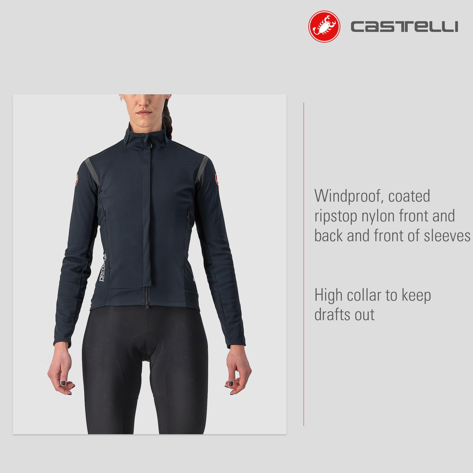 CASTELLI Squadra Stretch W Jacket Jacket Femme