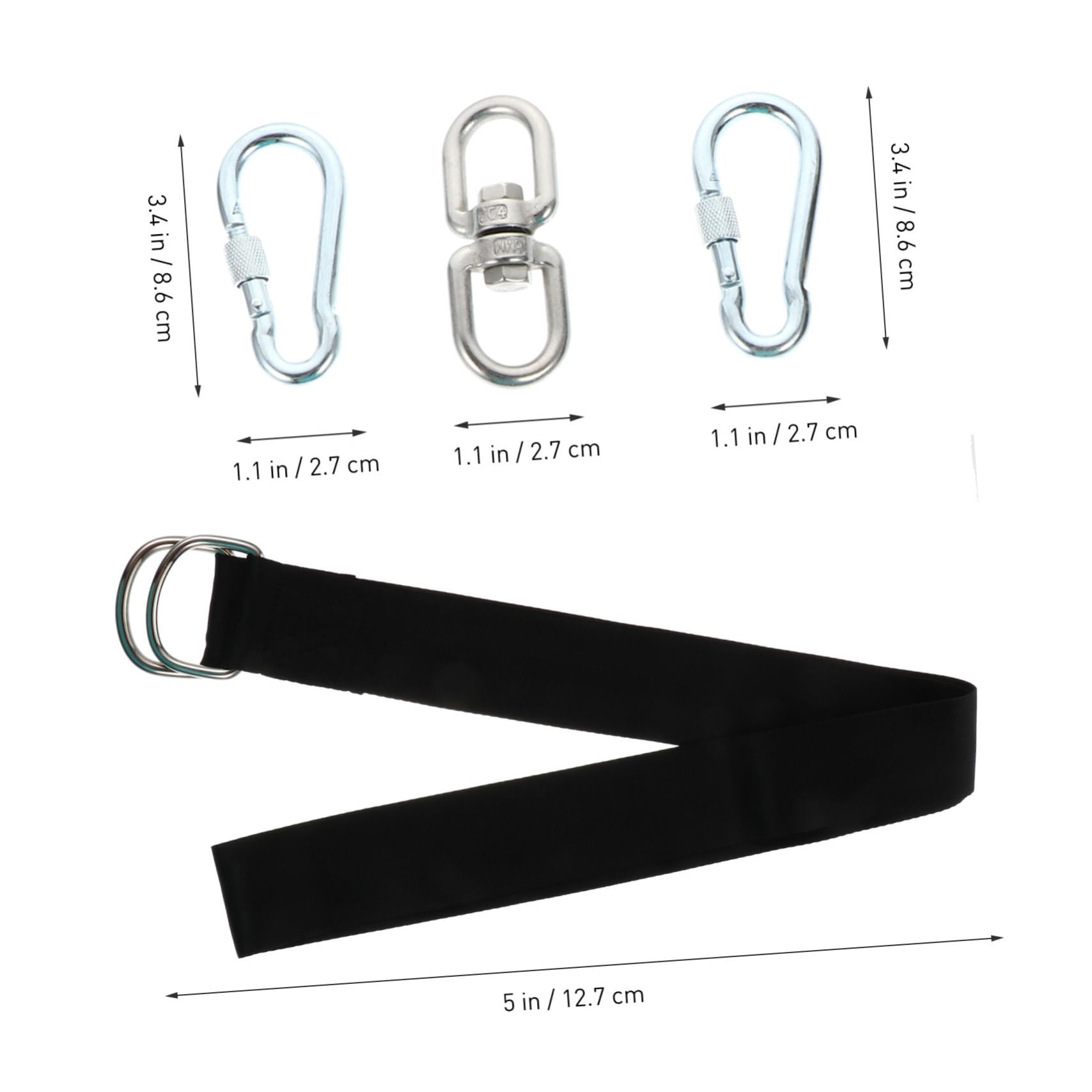 OFFSCH Hammock Swing Outdoor Fixing Kit Tree Swing Hanging Strap Kit Lanyards for Outdoor Hammock Suspension Kit