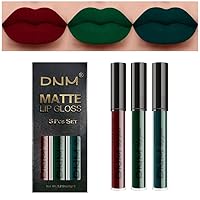 Vista 40 de evpct 2 Piezas Lápiz Labial Líquido Verde Esmeralda con Brillo Glitter, Brillo Labial Tinte y Delineador de Labios Retráctil, Set de Maquillaje