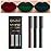evpct 3Pcs Dark Color Colored Red Emerald Green Matte Liquid Lipstick Make up Set 24 Hour Long Lasting Waterproof Smudge Proof Deep red Green Liquid Lipstick Matte Lip Stain Gloss Liner Kit 8