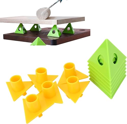 Miniatura 3 de ViaGasaFamido Juego de 6 soportes de pirámide para pintor, mini soportes de pintura de cono, soporte de pintura de gabinete extraíble para soportes