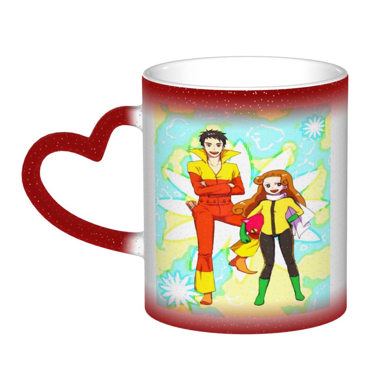 YINGD Cute Crayon Shin-Chan - Cute Mug for Girls Color Change,330Ml,Ceramic Tea Cups Cartoon Theme Birthday Gift Suitable for Cappuccillo, Milk Use