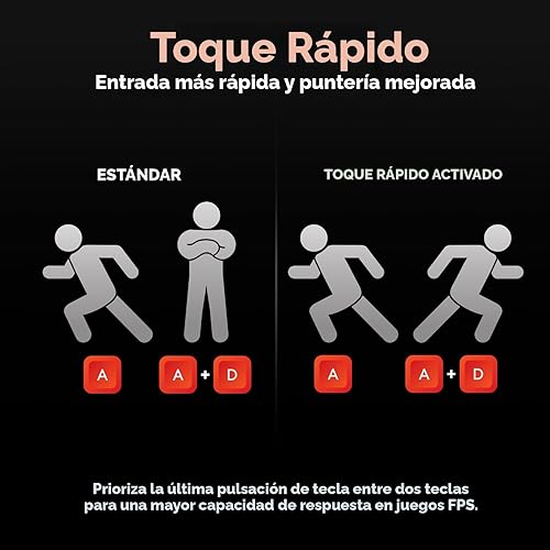 Vista 3 de SteelSeries Apex Pro Mini Teclado Hipermagnético para juegos - Actuación ajustable - Factor de forma compacto del 60% - RGB - Teclas PBT - USB-C